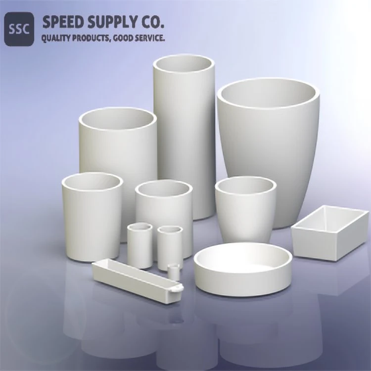 8 Mol peratus Yttria Stabilized Zirconia Crucible